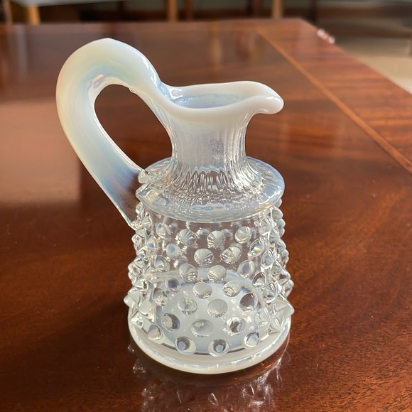 Fenton Other - Fenton French opalescent hobnail cruet